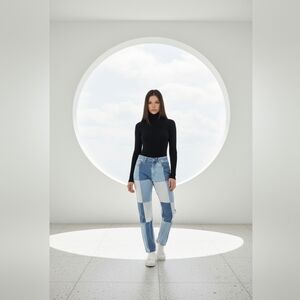 Pacsun color block jeans